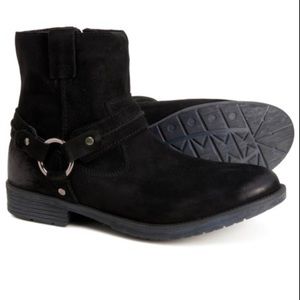 Earth Ash Everglade Leather Black Boots Women Size 6.5